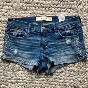 Abercrombie & Fitch Blue Jean Shorts EUC